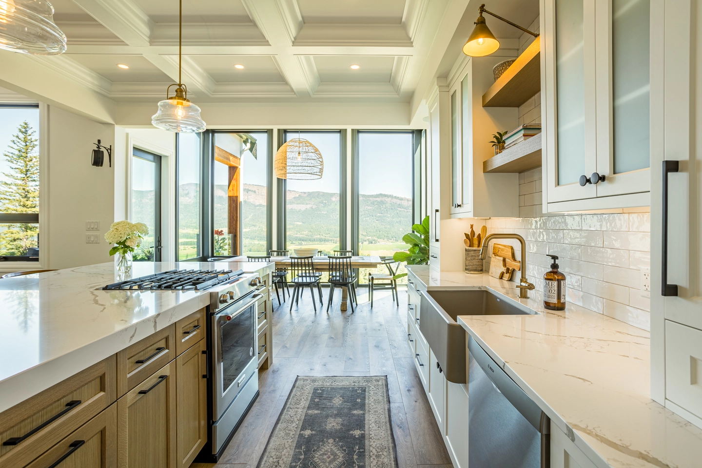 Twin Lakes Road Custom Staircase